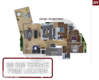 Spacious apartment, huge terrace - panoramic view -Bayada REF#OY127690