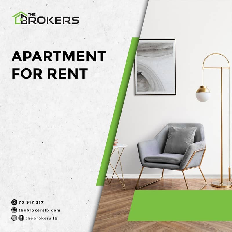 Furnished Apartment for Rent in Sakiet Al Janzeer 0