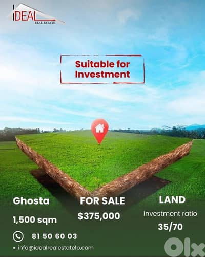 Land for sale in Ghosta Keserouan عقار للبيع في غوسطا كسروان
