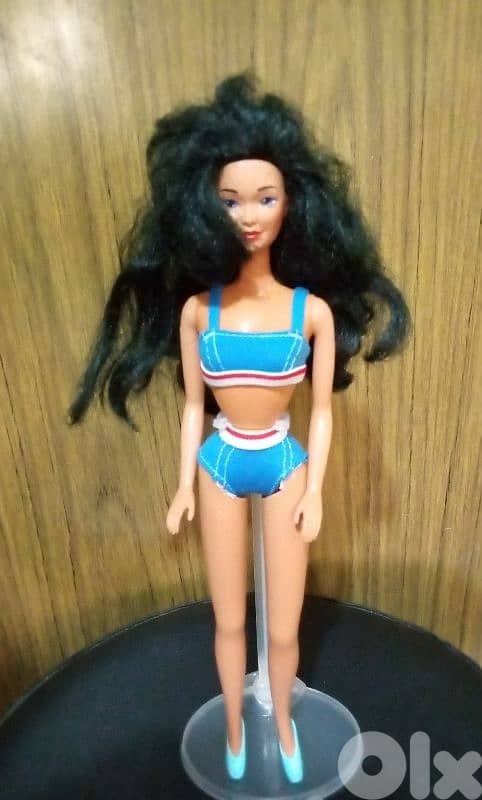 SUN JEWEL KIRA & Stick style Mattel1993 As new doll+Swimwear+Shoes 0