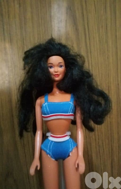 SUN JEWEL KIRA & Stick style Mattel1993 As new doll+Swimwear+Shoes 5