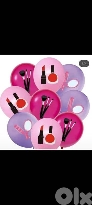 makeup birthday decoration 2
