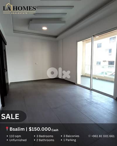 apartment for sale in bsalim شقة للبيع في بصاليم