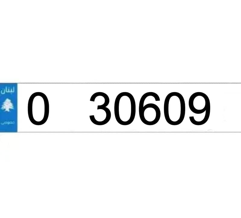 Special Car Plate Number - O 30609 2