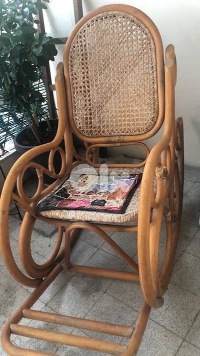 BAMBOO ROCKING CHAIR