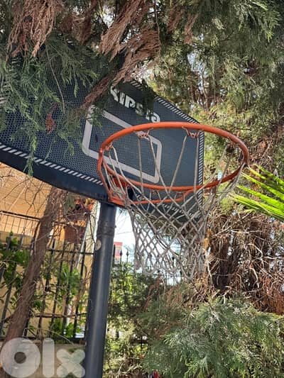 basketball hoop and stand