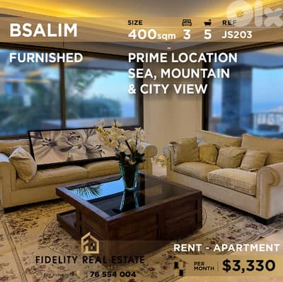 Apartment for rent in Bsalim JS203 شقة  للإيجار في بصاليم
