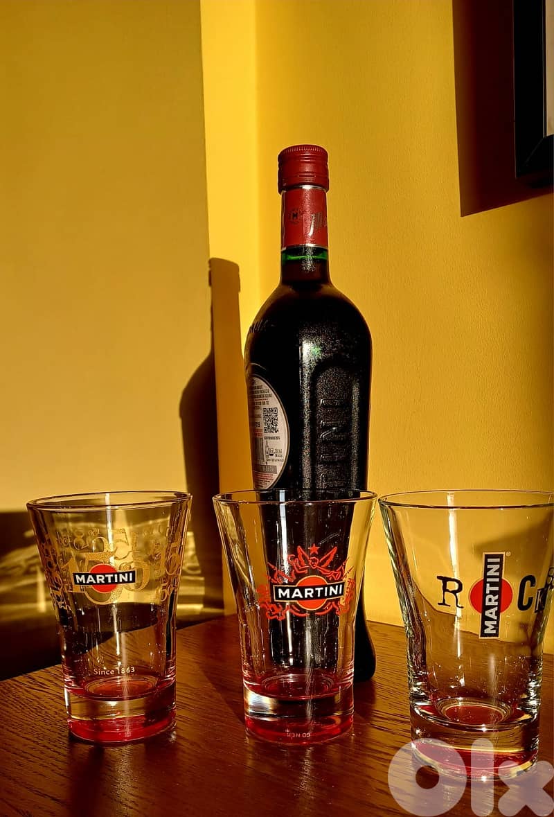 Martini Promotional Glasses – 6-Piece Set 2