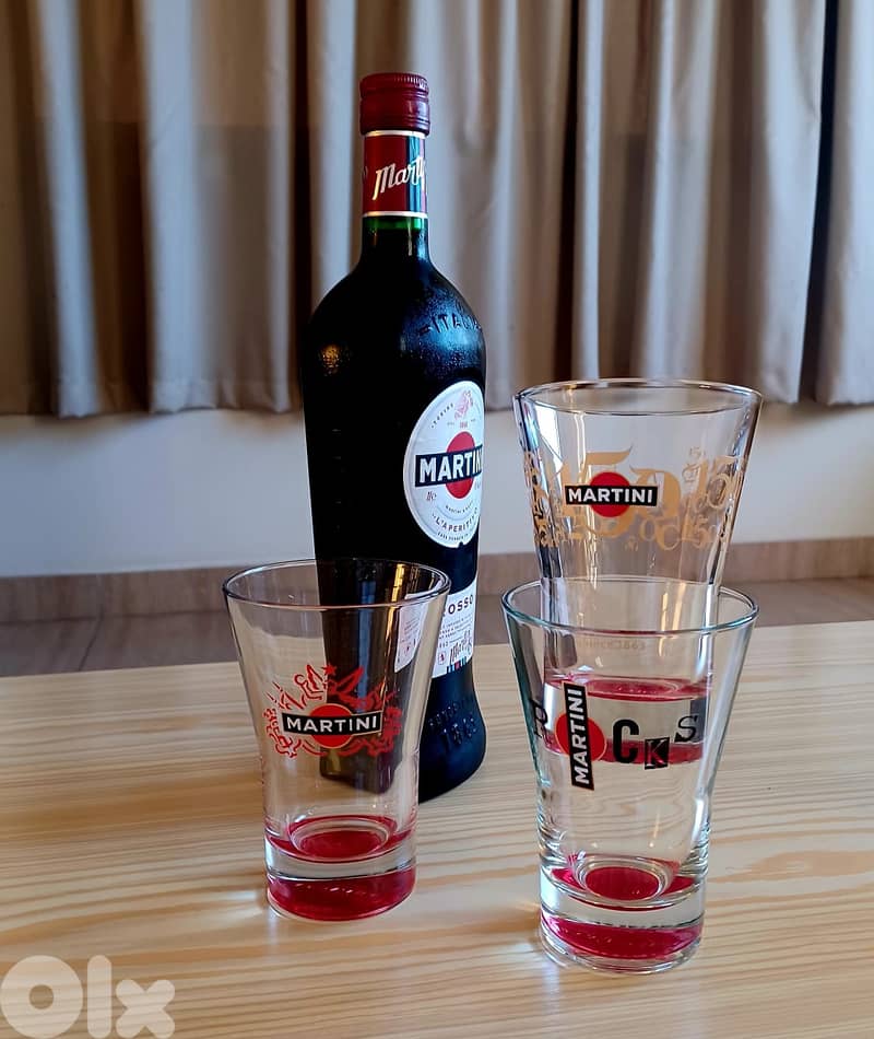 Martini Promotional Glasses – 6-Piece Set 3