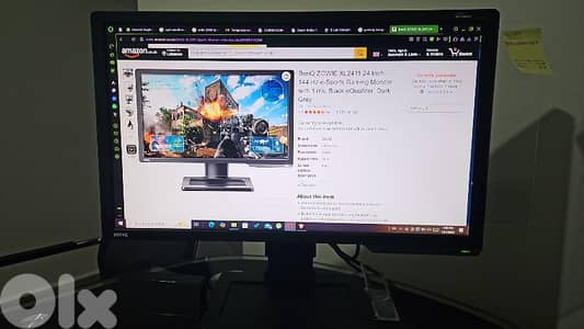 benq gaming screens xl2411 144hz