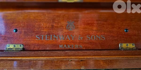 Piano Steinway brown colour used year 1911 in a very good conditions