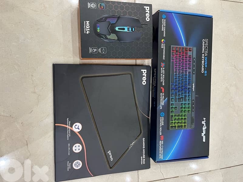 GAMING /KEYBOARD-MOUSE-MOUSPAD 5