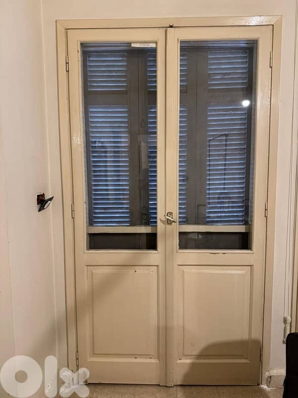 balcony doors and one window 1