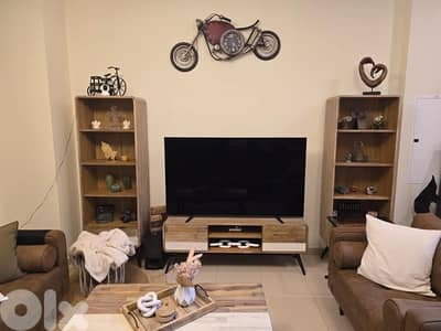 Antique Tv cabinet with center table