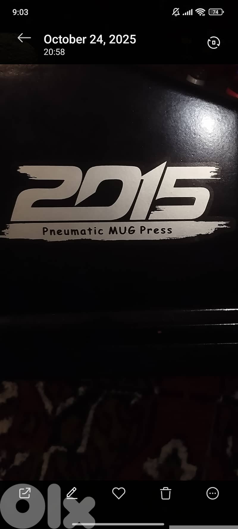 Pneumatic MUG Press 4