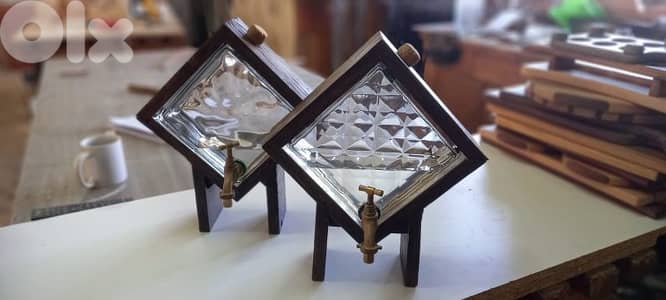 Handmade Decorative alcohol Dispenser