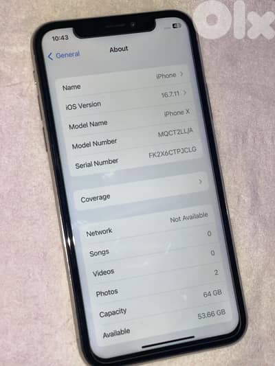 iphone x 64gb