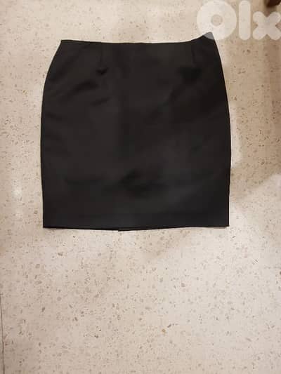 skirt satin black