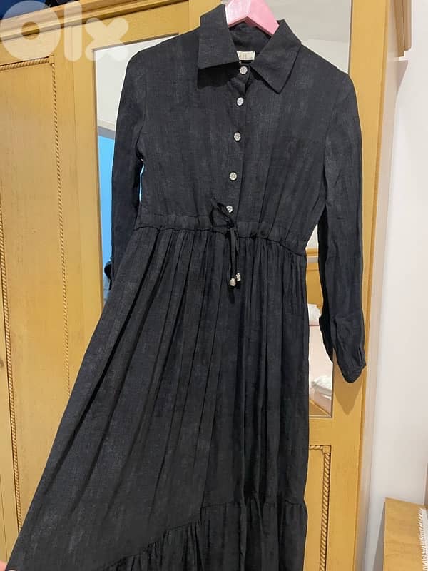 فستان اسود طويل Maxi Black Dress 2