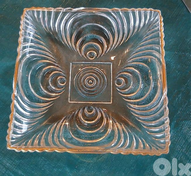 vintage Cristal Dish 0