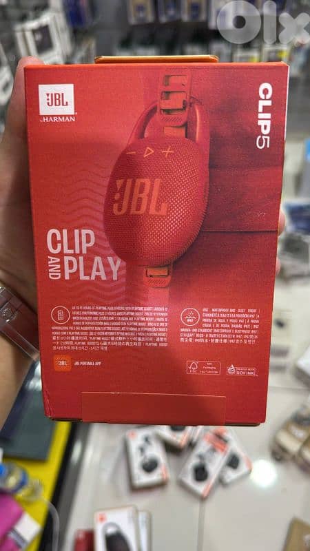 Jbl Clip 5 Red 1