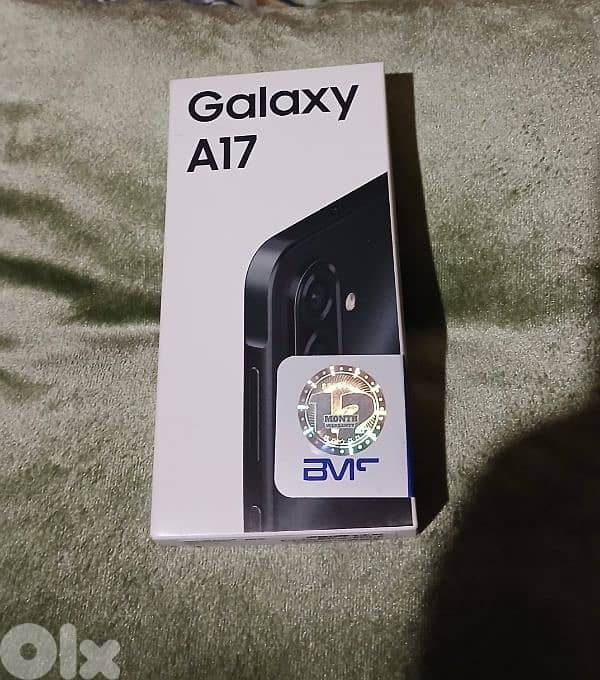 Samsung a17 256 8grm open box like new 1