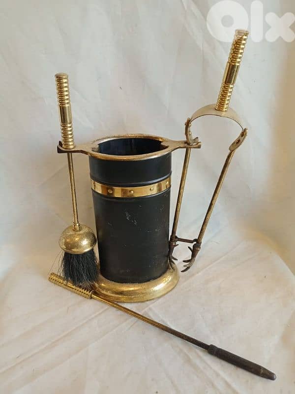 عدة شوميني نحاس أصفر أنتيك 0