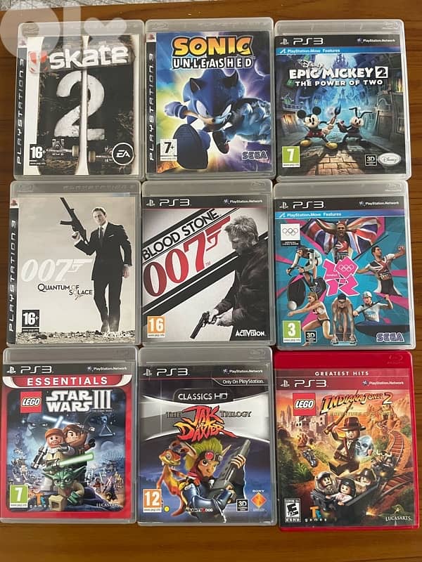Playstation 3 Iconic games used 1