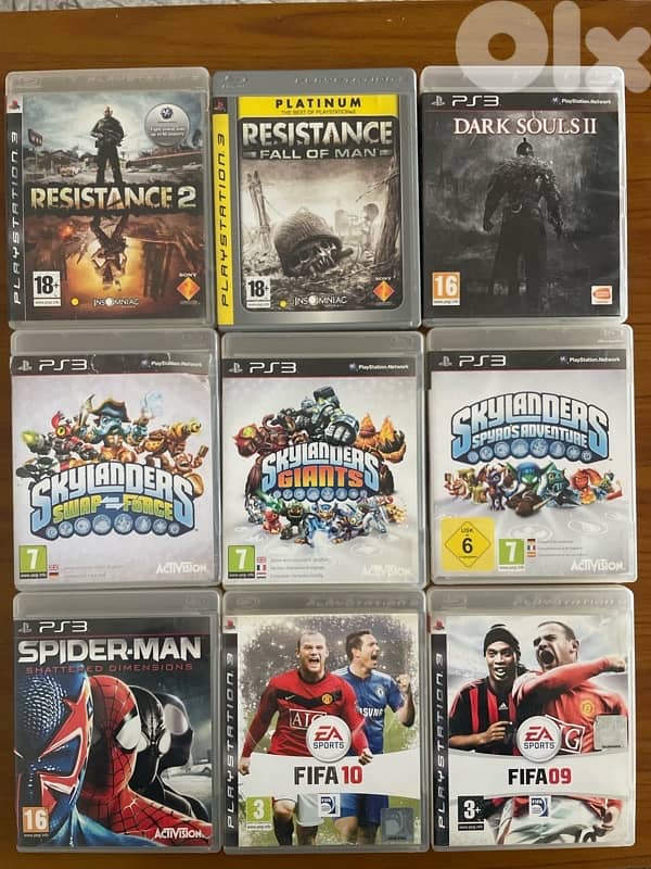 Playstation 3 Iconic games used 2