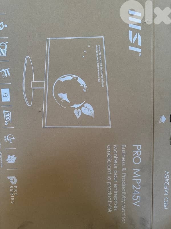 MSI PRO MP245V monitor 100hz 0