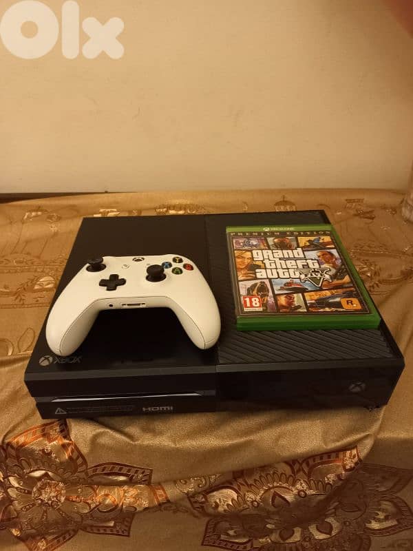 xbox one 500 gb with gta 5 premium 0