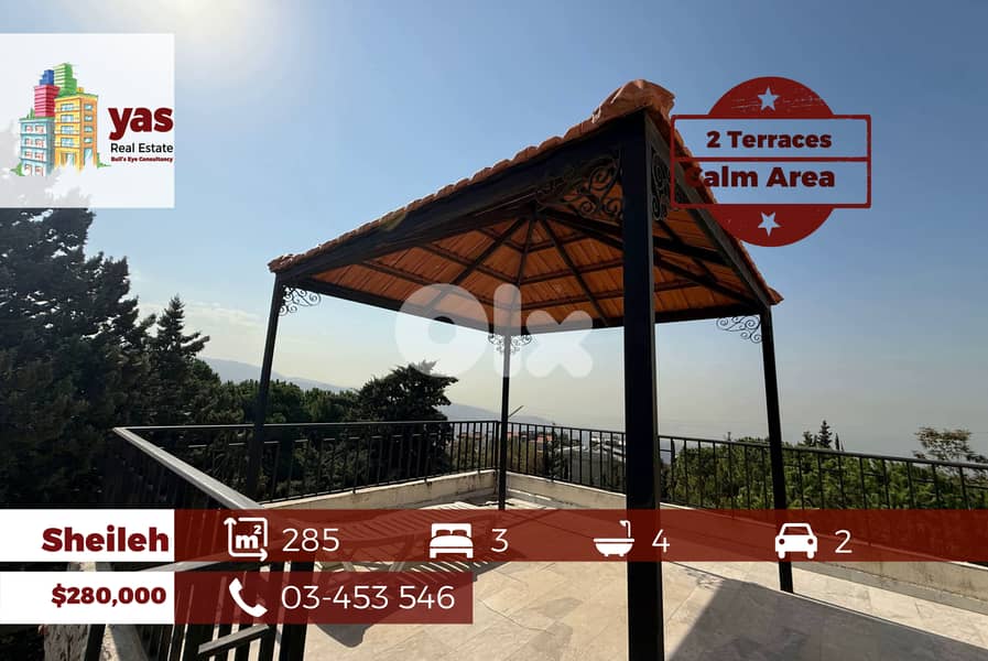 Sheileh 285m2 | Terraces | Panoramic View | Quiet Street | GA 0