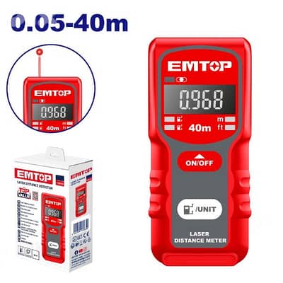 laser distance meter  EMTOP متر ليزر