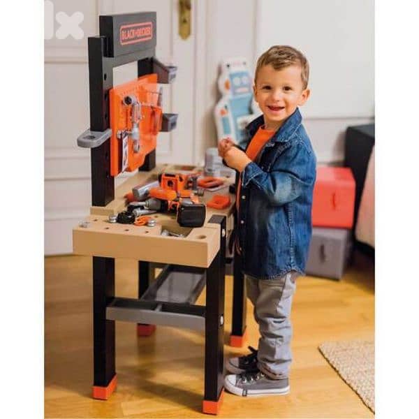 smoby black & decker bricolo workbench 2