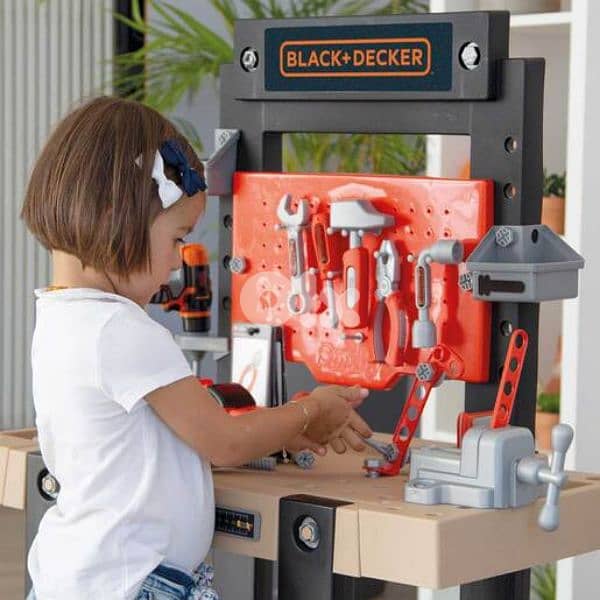 smoby black & decker bricolo workbench 3