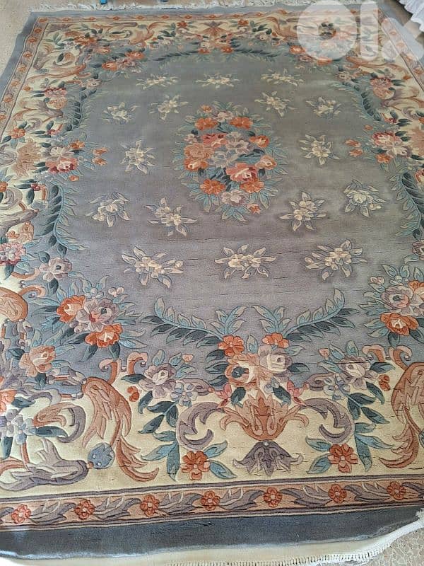 2 Chinese carpets (2.40×3.1)&(2.7×3.6) 2