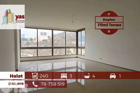 Halat 240m2 | 175m2 Terraces | Duplex Rooftop | New | Sea View | ABA