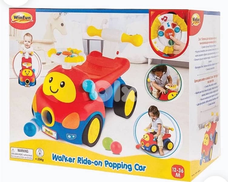 Winfun Walker Ride on Popping Car 6