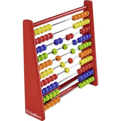 eichhorn wooden counting frame 24x23cm