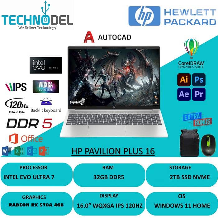 NEW HP ULTRA 7/32GB/2TB/4GB DEDICATED 0