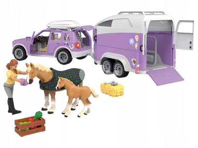 playtive set L SUV car with horse trailer