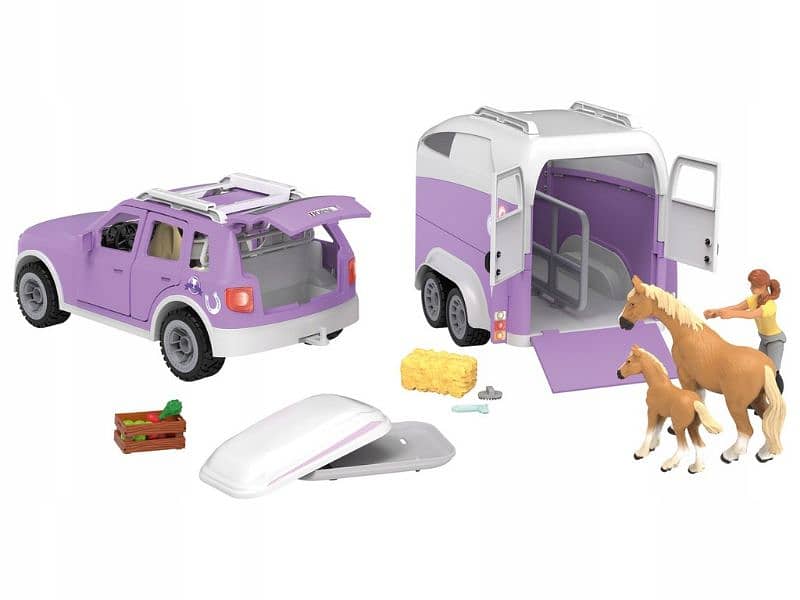 playtive set L SUV car with horse trailer 2