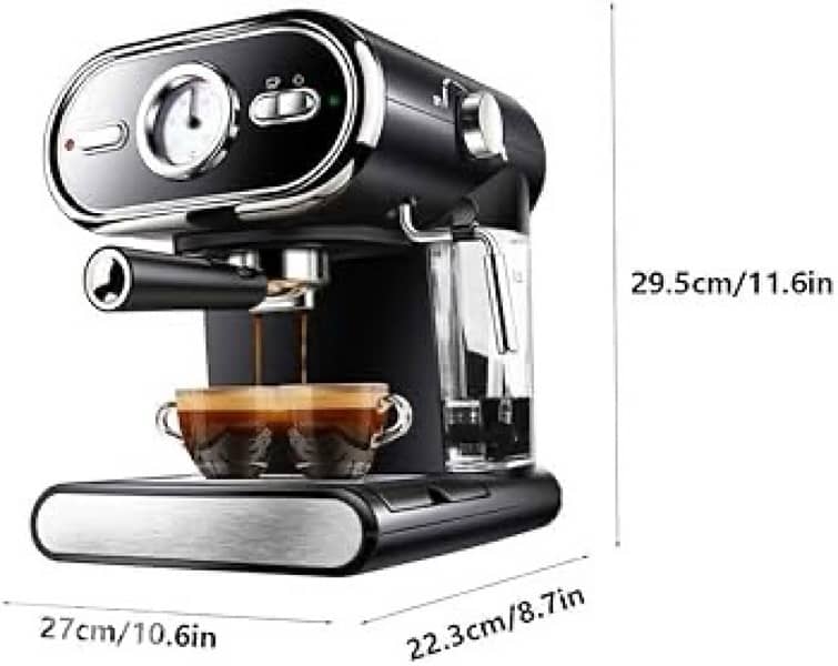 espresso machine silver crest retro 2