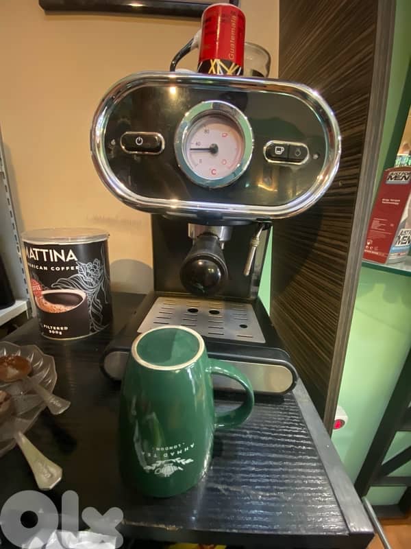 espresso machine silver crest retro 4