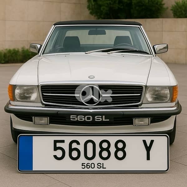 Number Plate 56088 Y 0