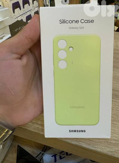 Silicone Case Galaxy S24 lime