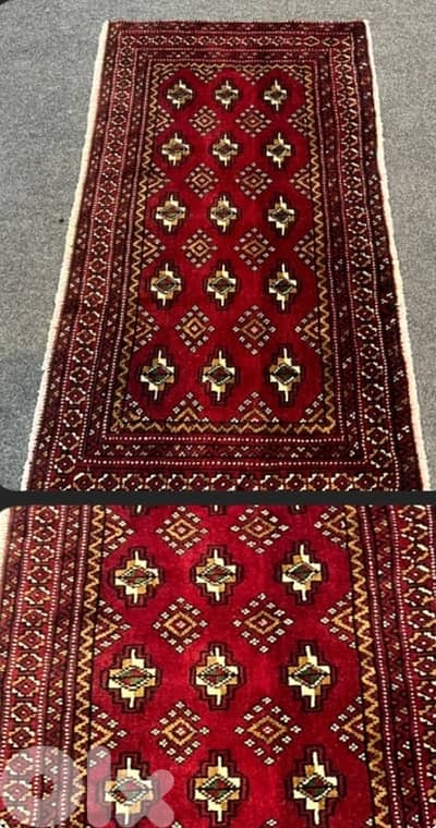 Persian Bukhara wool hand made carpet