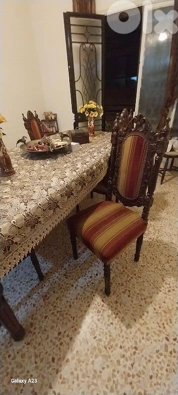 dining tabel with 6 chairs 1