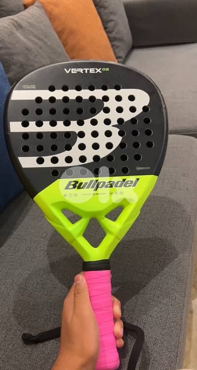 Padel Racket bullpadel 2024 played with 1 time new grip new protection