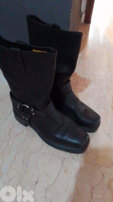 Tornado authentic  motorcycle boots real leather 0